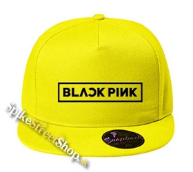 BLACKPINK - Logo - žltá šiltovka model "Snapback"