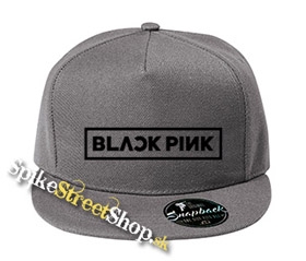 BLACKPINK - Logo - starostrieborná šiltovka model "Snapback"