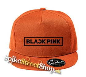BLACKPINK - Logo - oranžová šiltovka model "Snapback"