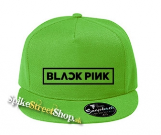 BLACKPINK - Logo - jabĺčkovo-zelená šiltovka model "Snapback"