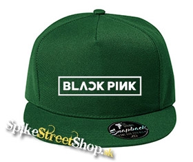 BLACKPINK - Logo - fľaškovozelená šiltovka model "Snapback"