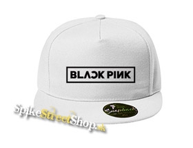 BLACKPINK - Logo - biela šiltovka model "Snapback"