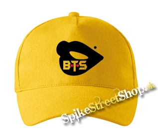 BTS - BANGTAN BOYS - Lips - žltá šiltovka (-30%=AKCIA)