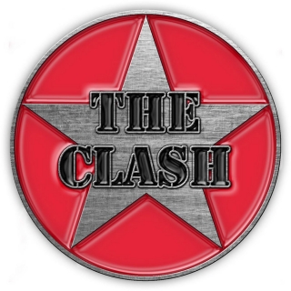 CLASH - Military Logo - kovový odznak