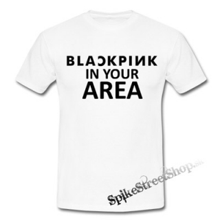 BLACKPINK - In Your Area - biele detské tričko