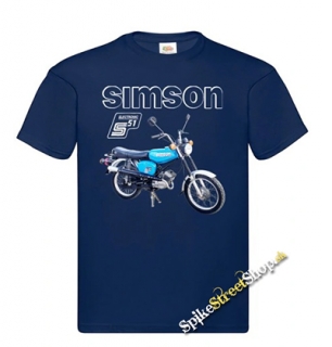 SIMSON - S51 - modré pánske tričko