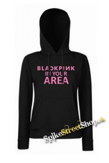 BLACKPINK - In Your Area - čierna dámska mikina