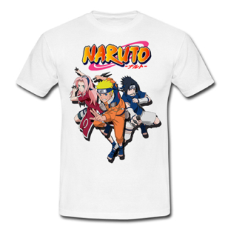 NARUTO - MANGA - Motive 1 - biele pánske tričko