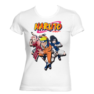 NARUTO - MANGA - Motive 1 - biele dámske tričko
