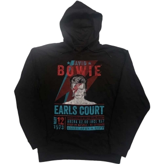 DAVID BOWIE - Earls Court '73 - čierna pánska mikina