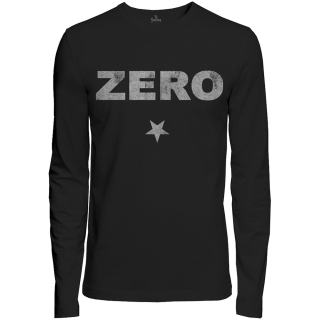 SMASHING PUMPKINS - Zero Distressed - čierne pánske tričko s dlhými rukávmi