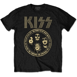 KISS - Band Circle - čierne pánske tričko