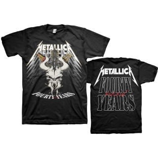 METALLICA - 40th Anniversary Forty Years - čierne pánske tričko