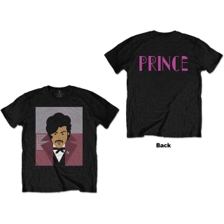 PRINCE - Many Faces - čierne pánske tričko