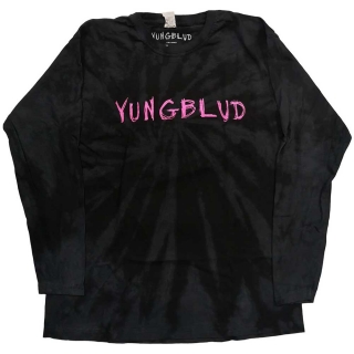 YUNGBLUD - Scratch Logo - čierne pánske tričko s dlhými rukávmi