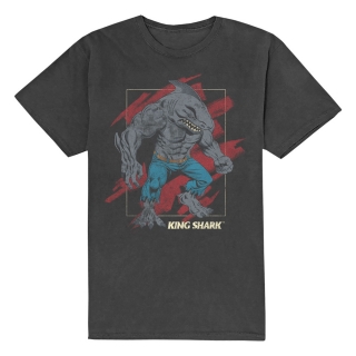 DC COMICS - King Shark - sivé pánske tričko