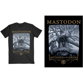 MASTODON - Hushed & Grim Cover - čierne pánske tričko