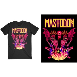 MASTODON - Double Brimstone Neon - čierne pánske tričko