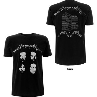 METALLICA - 4 Faces - čierne pánske tričko