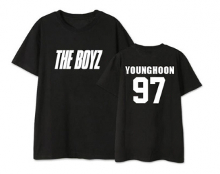 THE BOYZ - Younghoon 97 - čierne detské tričko
