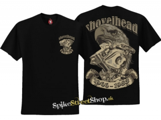 BIKER COLLECTION - Shovelhead - čierne pánske tričko (Výpredaj)
