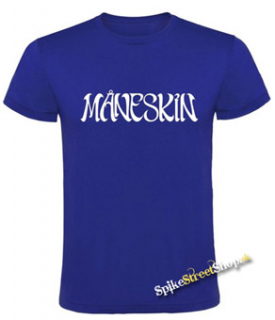 MANESKIN - Logo - kráľovskymodré pánske tričko
