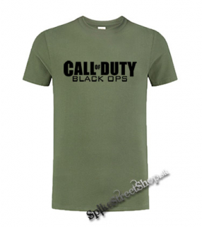 CALL OF DUTY - Black Ops - olivové pánske tričko