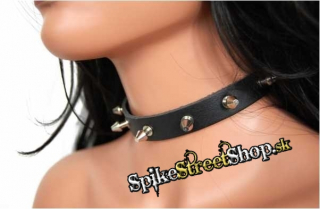 CHOKER WITH KILLER STUDS - kožený náhrdelník