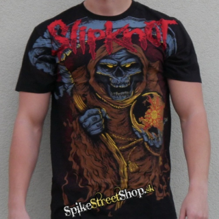 SLIPKNOT - Fullprint Oracle Ball - čierne pánske tričko 