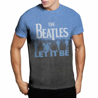 BEATLES - Let It Be Split - modré pánske tričko