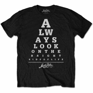 MONTY PYTHON - Bright Side Eye Test - čierne pánske tričko