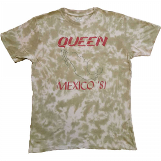 QUEEN - Mexico '81 - pieskové pánske tričko