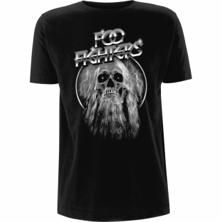 FOO FIGHTERS - Bearded Skull - čierne pánske tričko