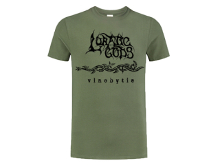 LUNATIC GODS - Vlnobytie - olivové pánske tričko