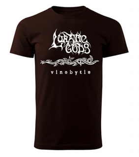 LUNATIC GODS - Vlnobytie - kávovohnedé pánske tričko