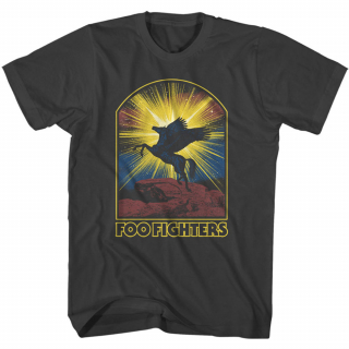FOO FIGHTERS - Pegasus - čierne pánske tričko