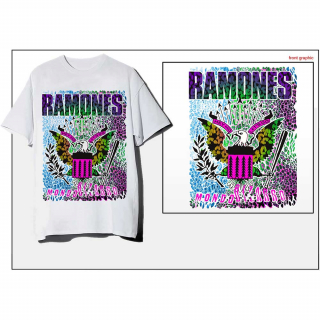RAMONES - Animal Skin - biele pánske tričko