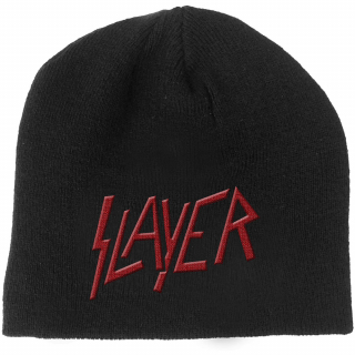 SLAYER - Logo - čierna zimná čiapka