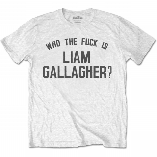 LIAM GALLAGHER - Who the Fuck - biele pánske tričko