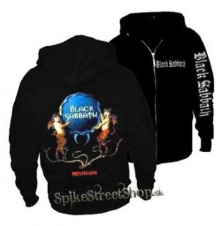 BLACK SABBATH - Reunion - čierna pánska mikina na zips