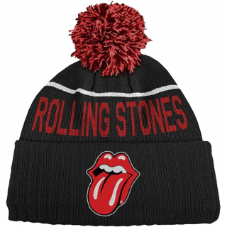 ROLLING STONES - Classic Tongue - čierna zimná čiapka