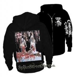 CANNIBAL CORPSE - Butchered - čierna pánska mikina na zips
