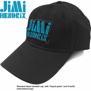 JIMI HENDRIX - Blue Stencil Logo - čierna šiltovka