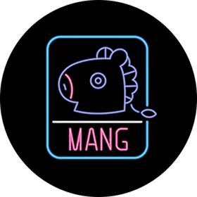 BT21 - Mang Neon Poster - odznak