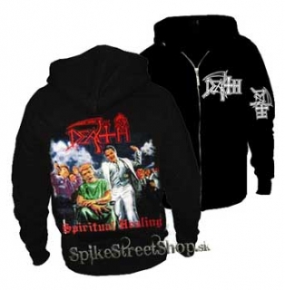 DEATH - Spiritual Healing - čierna pánska mikina na zips