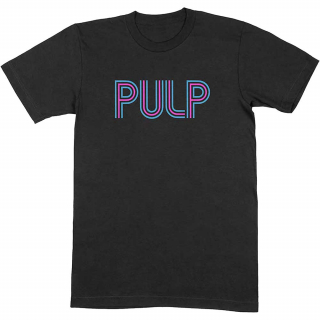 PULP - Intro Logo - čierne pánske tričko