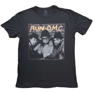 RUN DMC - B&W Photo - čierne pánske tričko