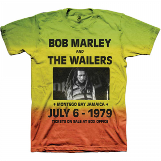 BOB MARLEY - Montego Bay - zelené pánske tričko