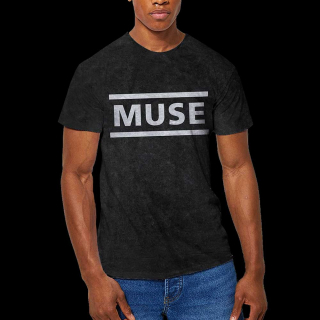 MUSE - Logo - čierne pánske tričko
