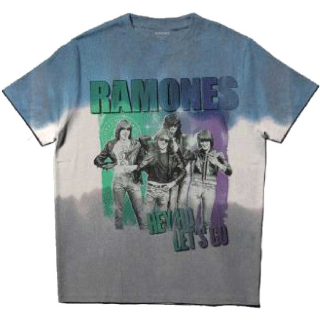 RAMONES - Hey Ho Retro - modré pánske tričko